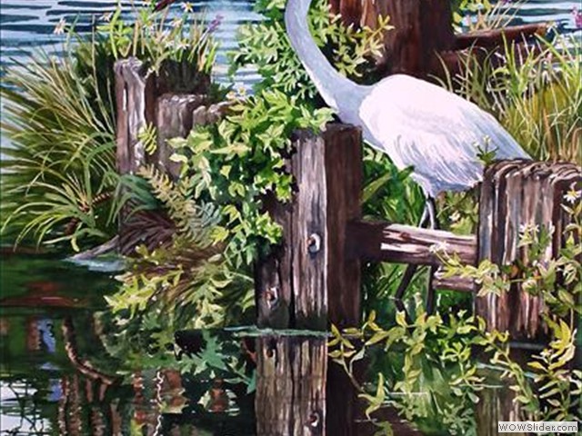 White Heron